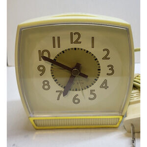 VTG Westclox Big Ben electric alarm clock MC electric analog Creme Gold #43004